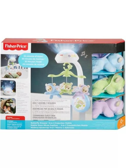 Fisher Price távirányítós, projektoros 3 az 1-ben zenélő-forgó OUTLET termék