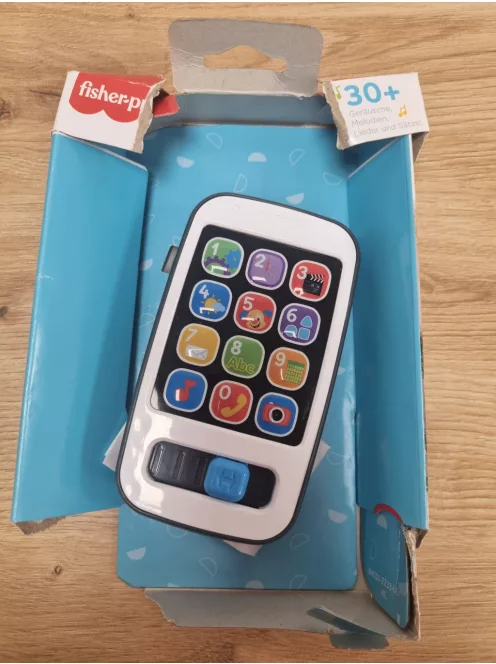 Fisher Price tanulós szórakoztató okostelefon,OUTLET termék
