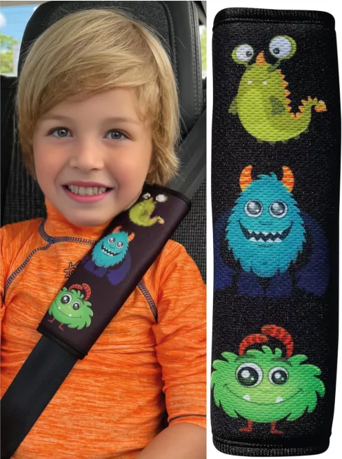 Heckbo szörnyecskés biztonsági öv védő, OUTLET termék