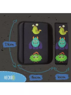 Heckbo szörnyecskés biztonsági öv védő, OUTLET termék