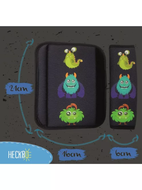 Heckbo szörnyecskés biztonsági öv védő, OUTLET termék