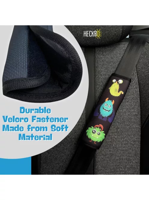 Heckbo szörnyecskés biztonsági öv védő, OUTLET termék