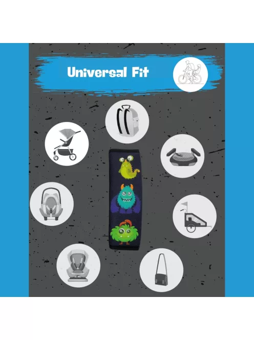 Heckbo szörnyecskés biztonsági öv védő, OUTLET termék