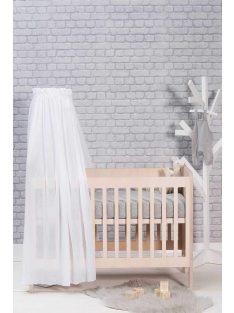   Jollein Vintage Fehér baldachin függöny-155cm-es, OUTLET termék