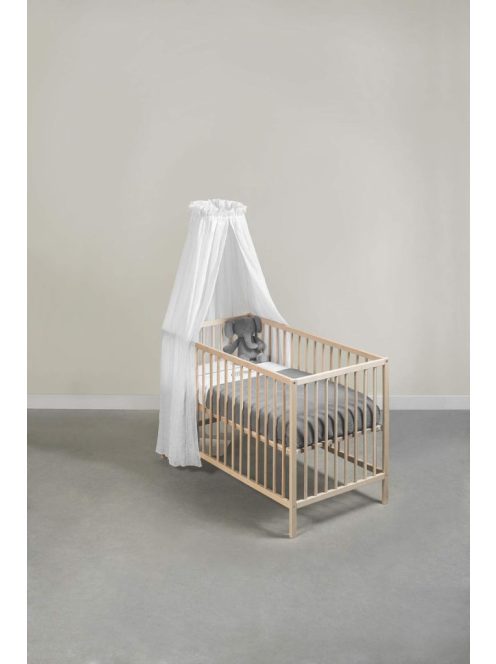 Jollein Vintage Fehér baldachin függöny-155cm-es, OUTLET termék