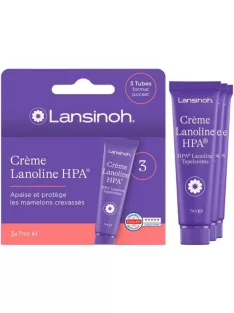 Lansinoh Lanolin HPA mellápoló krém 3x7ml, OUTLET termék