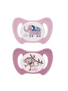   Nip Miss Denti fogszabályozós cumi 2-es méret 2db, OUTLET termék