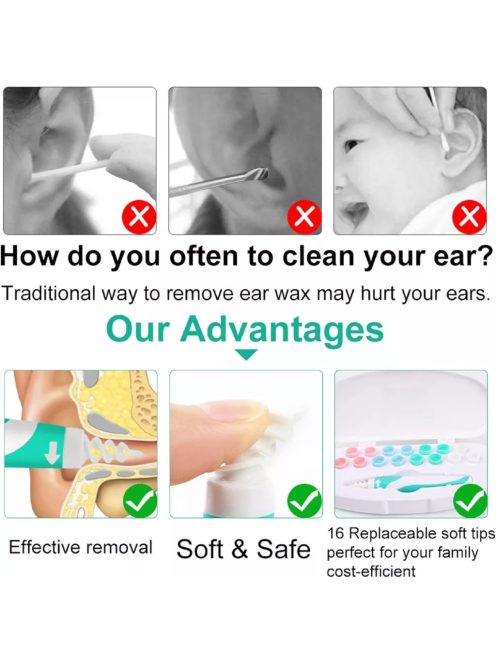 Újrahasználható Fültisztító babáknak, OUTLET termék