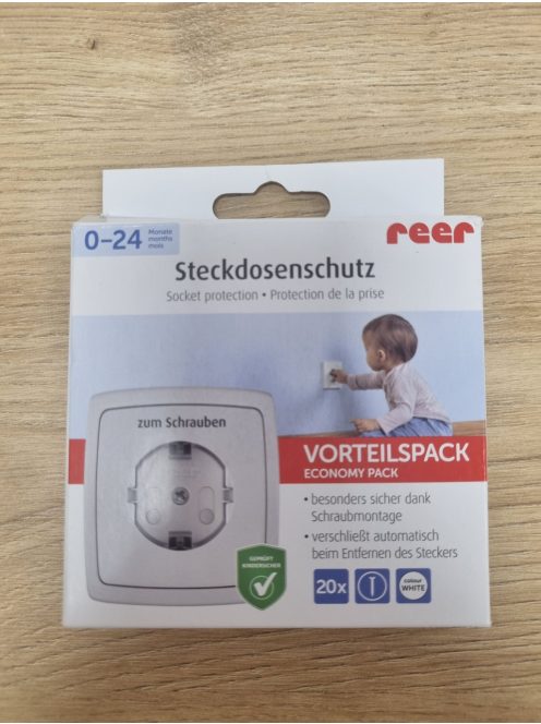 Reer 18db-os biztonsági konnektorvédő, OUTLET termék