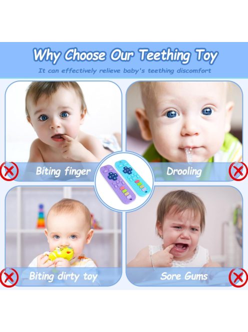 Távirányító alakú rágóka, OUTLET termék