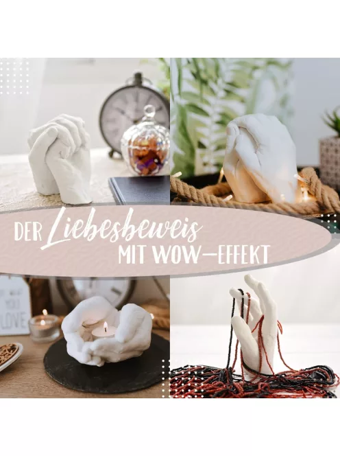 Gipsz 3D kéznyom készítő készlet, OUTLET termék
