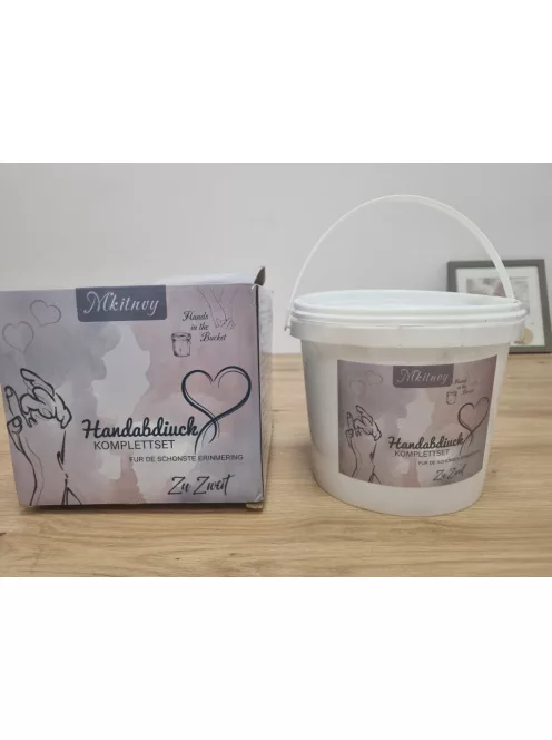 Gipsz 3D kéznyom készítő készlet, OUTLET termék