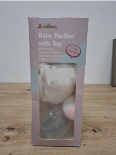 Zooawa plüss nyuszis cumitarttó cumival, OUTLET termék