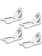 Műanyag tolóajtózár-4db-os csomag, OUTLET termék