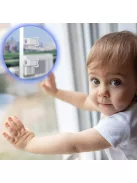 Műanyag tolóajtózár-4db-os csomag, OUTLET termék