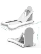 Műanyag tolóajtózár-4db-os csomag, OUTLET termék