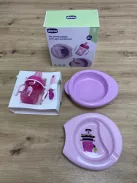 Chicco 4 db-os étkészlet-pink, OUTLET termék