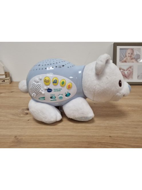Vtech zenélő és világító jegesmedve plüss játék, OUTLET termék