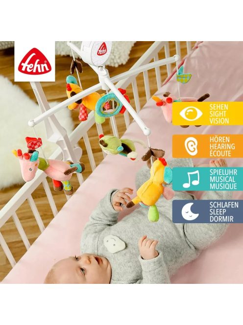 Fehn Music mobil Safari-forgó-zenélő OUTLET termék