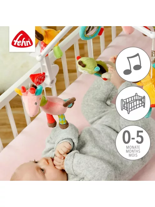 Fehn Music mobil Safari-forgó-zenélő OUTLET termék