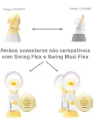 Medela PersonalFit Flex csatlakozó, Medela - Csatlakozó mellszívó tölcsérhez, OUTLET termék