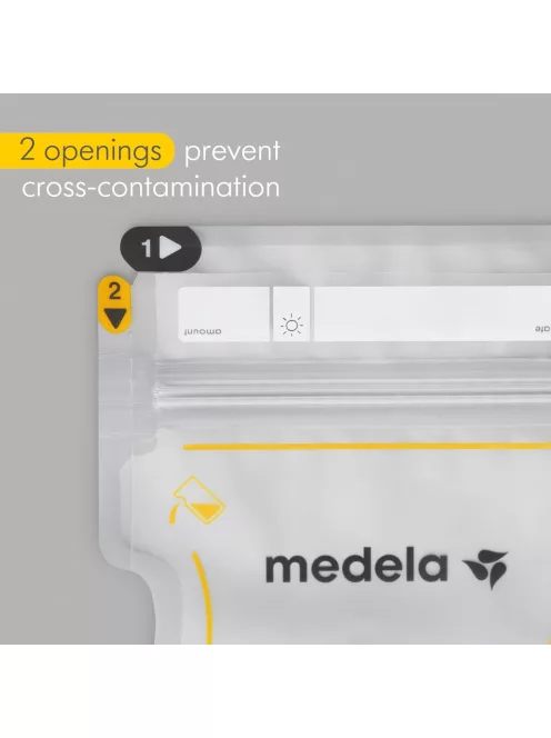 Medela anyatej tároló tasakok 50x210ml, OUTLET termék