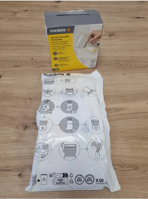 Medela anyatej tároló tasakok 50x210ml, OUTLET termék