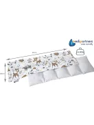Medi Partners cseresznyemag párna huzattal 60x20cm- OUTLET termék