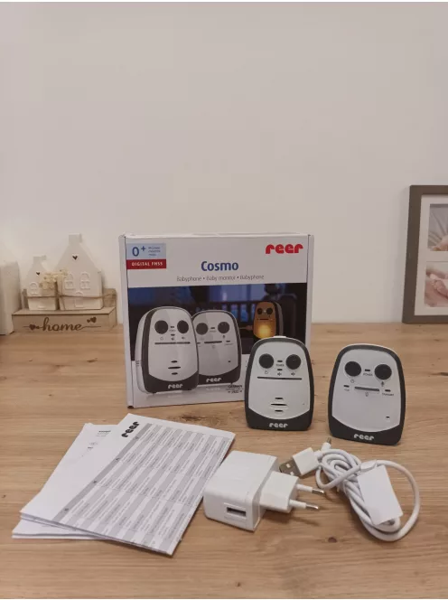 Reer Cosmo 50150 bébiőr éjszakai fénnyel, rezgésriasztóval- Outlet termék