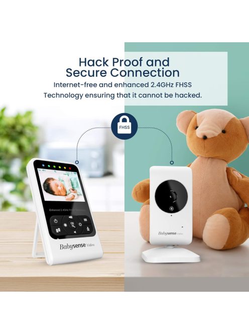 Babysense dupla kamerás bébiőr hanggal, OUTLET termék