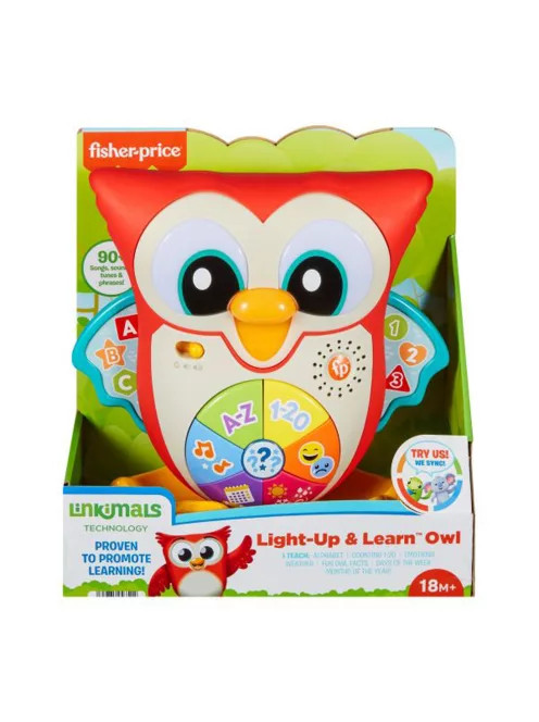 Fisher-Price Linkimals: Bölcs bagoly NÉMET nyelvű. OUTLET termék