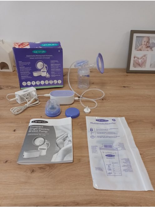 Lansinoh 2 fázisú kompakt elektromos mellszívó, OUTLET termék