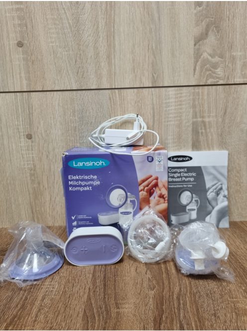 Lansinoh 2 fázisú kompakt elektromos mellszívó, OUTLET termék