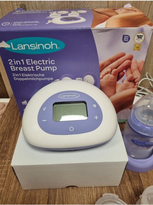 Lansinoh 2 az 1-ben elektromos dupla mellszívó. OUTLET termék