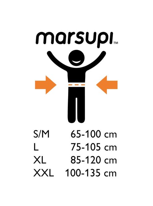 Marsupi Classic 2.0 babahordozó Light Grey, OUTLET termék