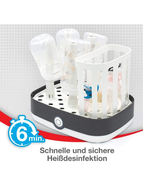 NUK Vario Express gőzsterilizáló akár 6 cumisüveghez. OUTLET termék
