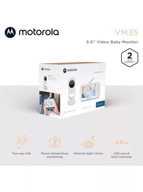 Motorola VM35 kamerás bébiőr, OUTLET termék