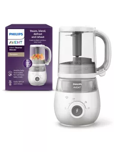    Philips Avent Premium 4:1-ben pároló- és turmix SCF883. OUTLET termék