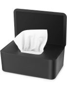 Törlőkendő tartó doboz- fekete OUTLET termék