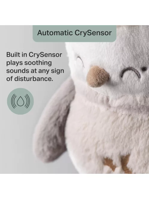 Tommee Tippee OllieOwl Deluxe alvást segítő plüss bagoly- hang és fény, OUTLET termék