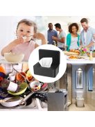 Törlőkendő tartó doboz- fekete OUTLET termék