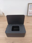 Törlőkendő tartó doboz- fekete OUTLET termék