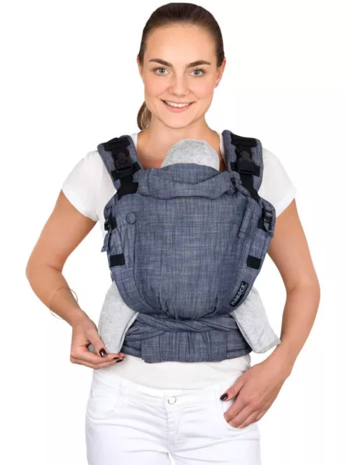 Hoppediz Nabaca babahordozó Basit Set -denim, OUTLET termék