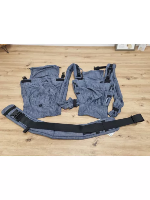 Hoppediz Nabaca babahordozó Basit Set -denim, OUTLET termék