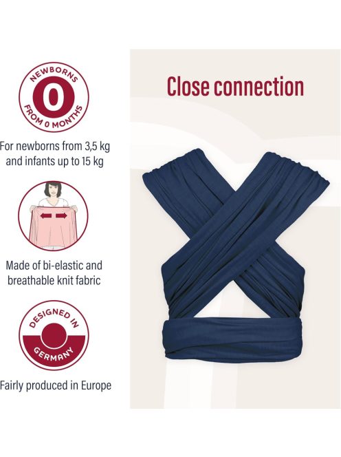 Manduca Sling rugalmas babahordozó kendő - NAVY. OUTLET termék