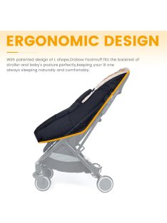   Orzbow univerzális bélelt lábzsák babakocsihoz, OUTLET termék