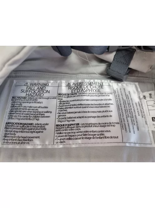 Beco Toddler Cool babahordozó - ecru, 9-27 kg, OUTLET termék