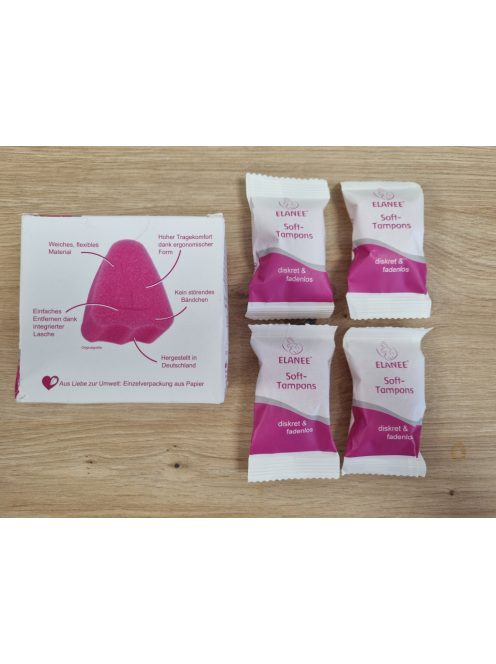 ELANEE Soft tampon 4 db. OUTLET termék.