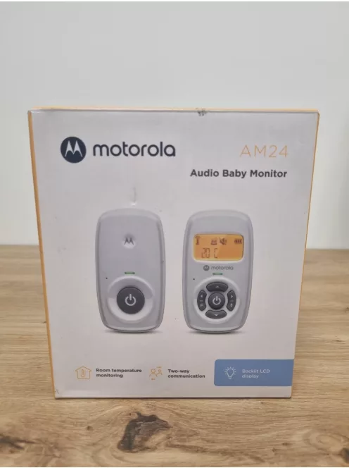 Motorola AM24 LCD kijelzős kétirányú bébiőr, OUTLET termék