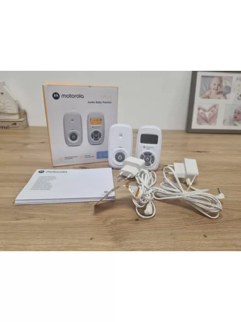 Motorola AM24 LCD kijelzős kétirányú bébiőr, OUTLET termék